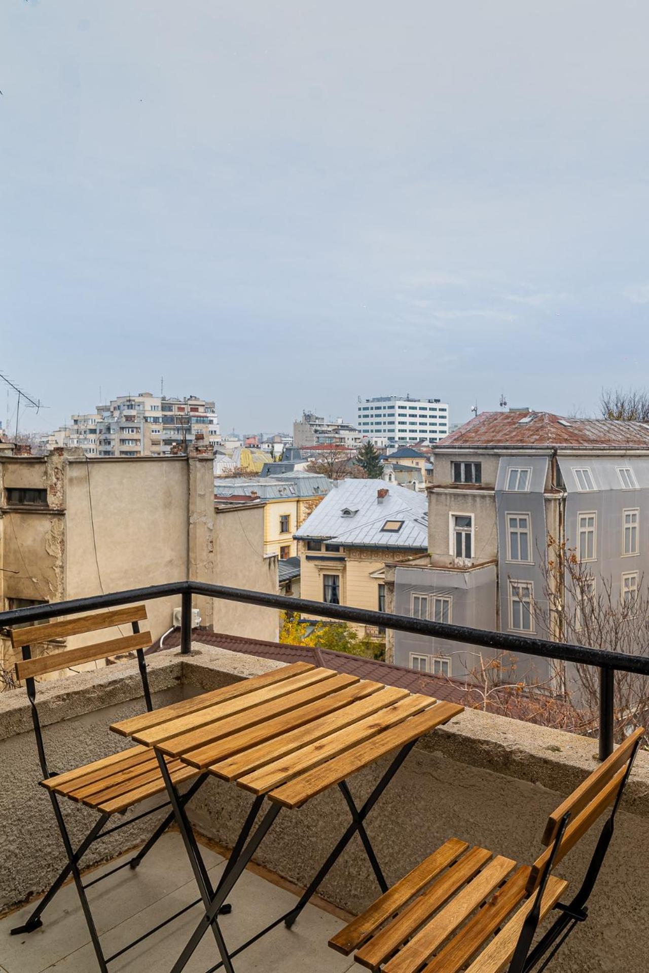 Loggia & Luxe 5Br Penthouse In Universitatii Area Bukurešť Exteriér fotografie